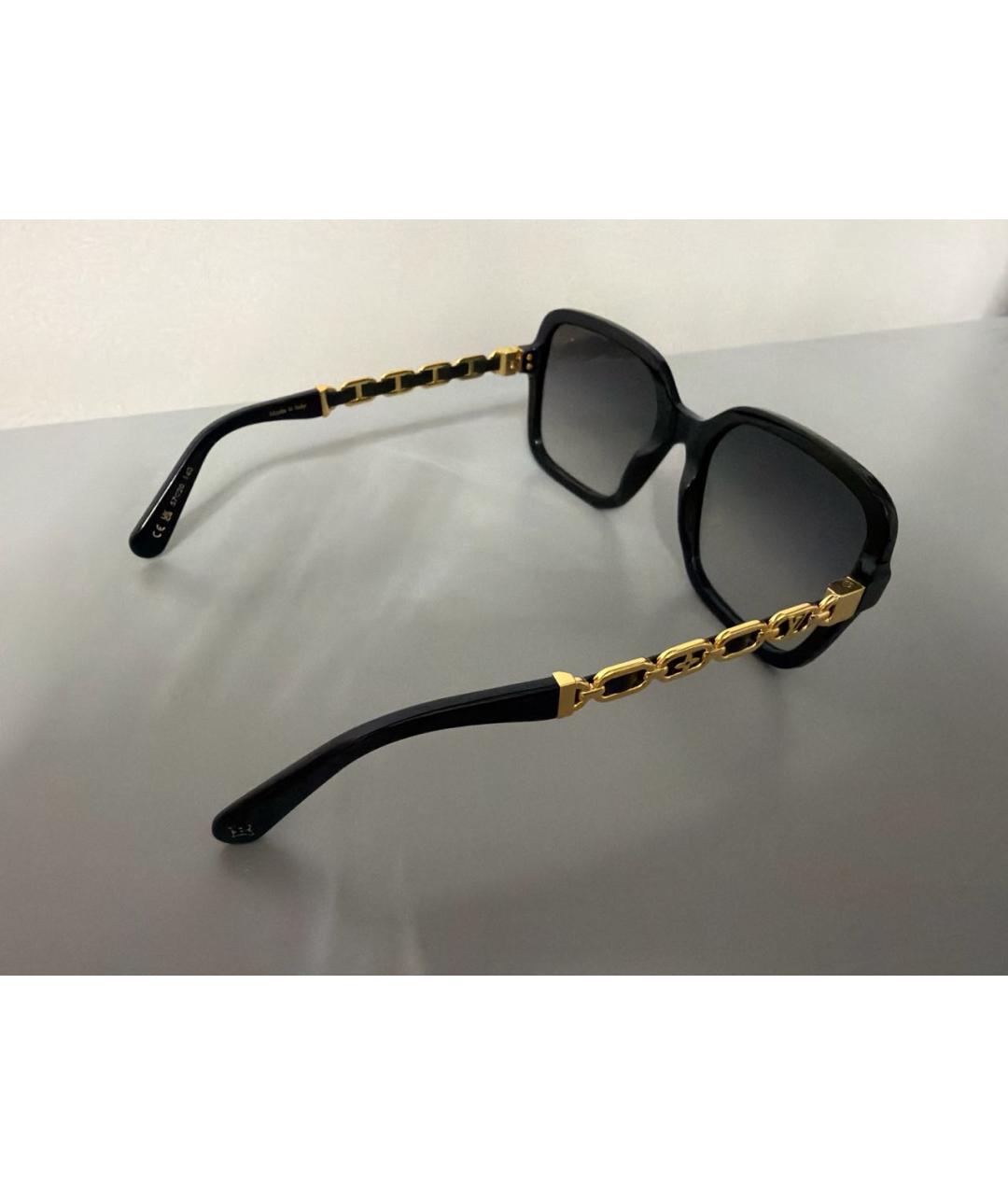 LOUIS VUITTON Черные пластиковые солнцезащитные очки, фото 3