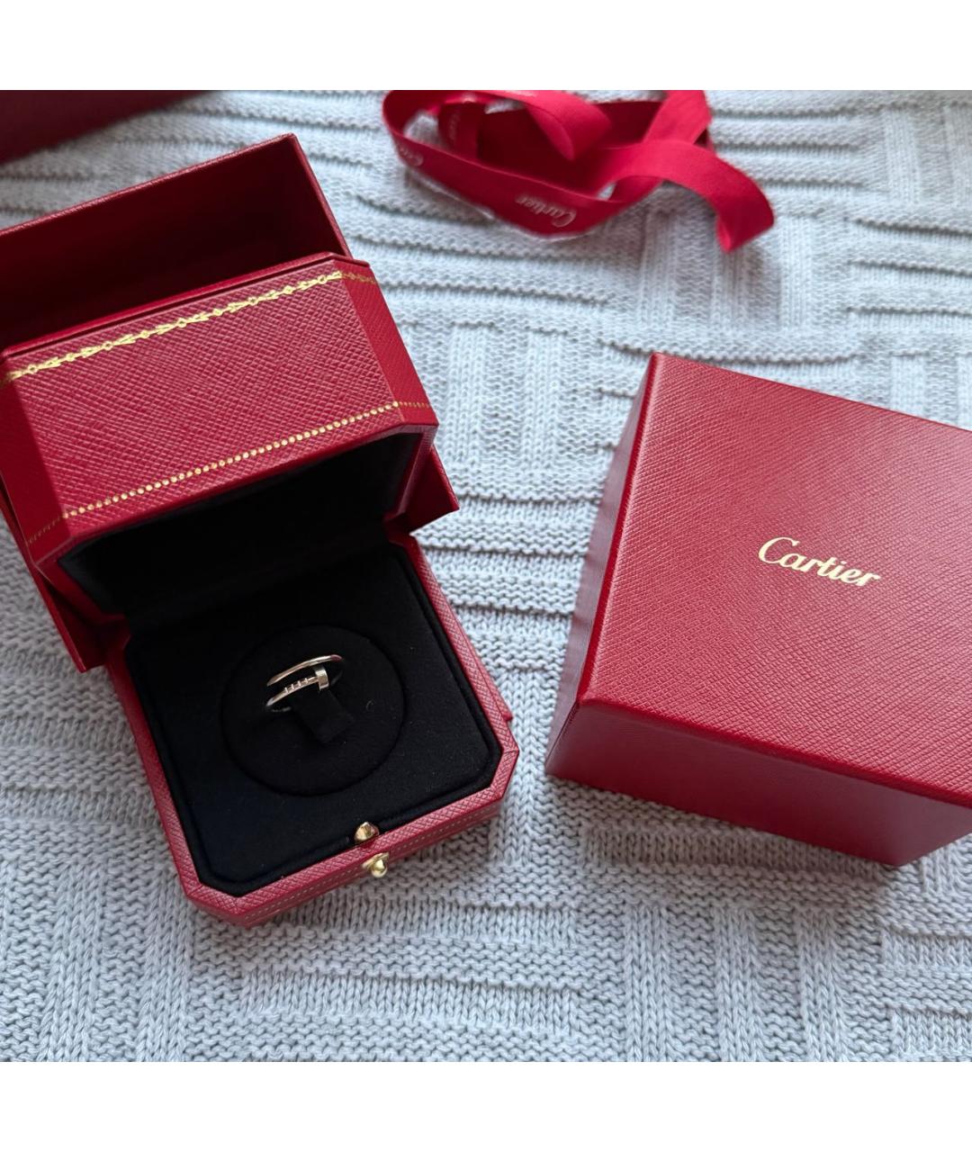 CARTIER Серебряное кольцо из белого золота, фото 5