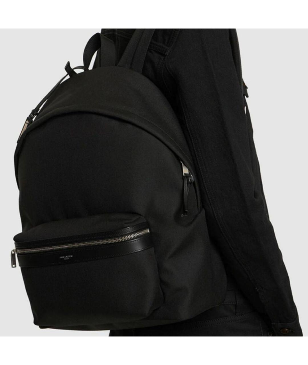 SAINT LAURENT Черный рюкзак, фото 5