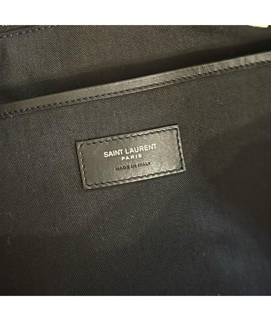 SAINT LAURENT Черный рюкзак, фото 3