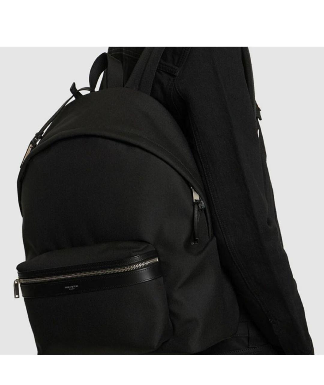 SAINT LAURENT Черный рюкзак, фото 5