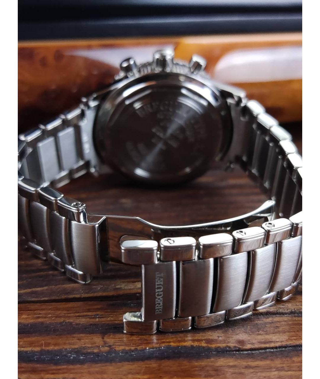 Breguet Черные стальные часы, фото 7