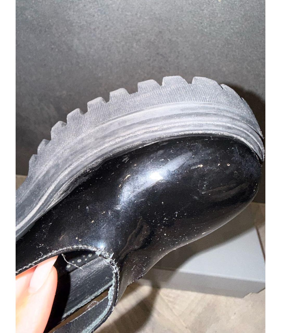 DOLCE&GABBANA Черные туфли из лакированной кожи, фото 7