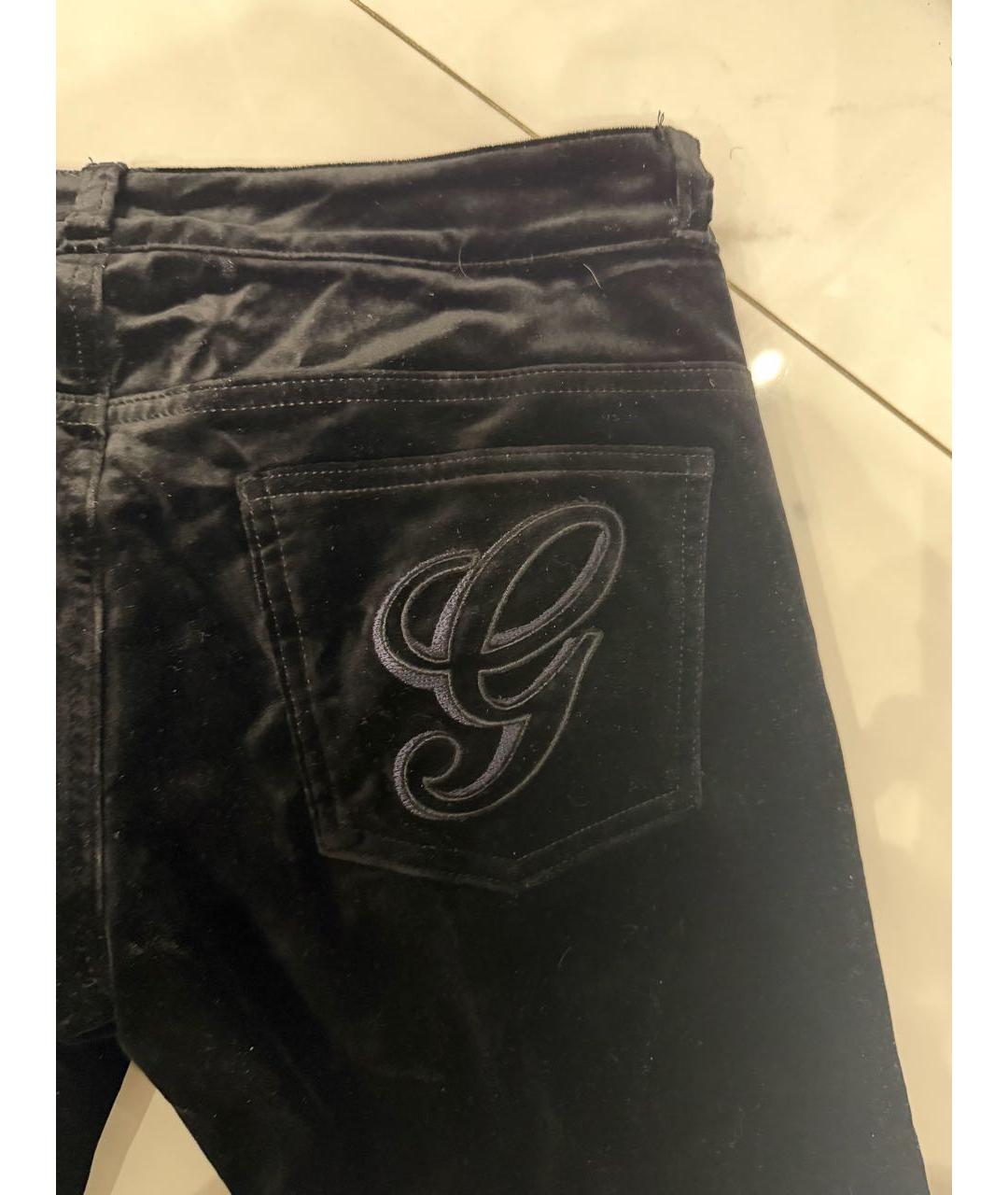 GUCCI Черные бархатные брюки широкие, фото 4