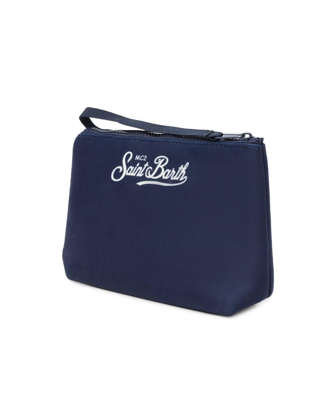 MC2 SAINT BARTH Темно-синяя тканевая косметичка, фото 3