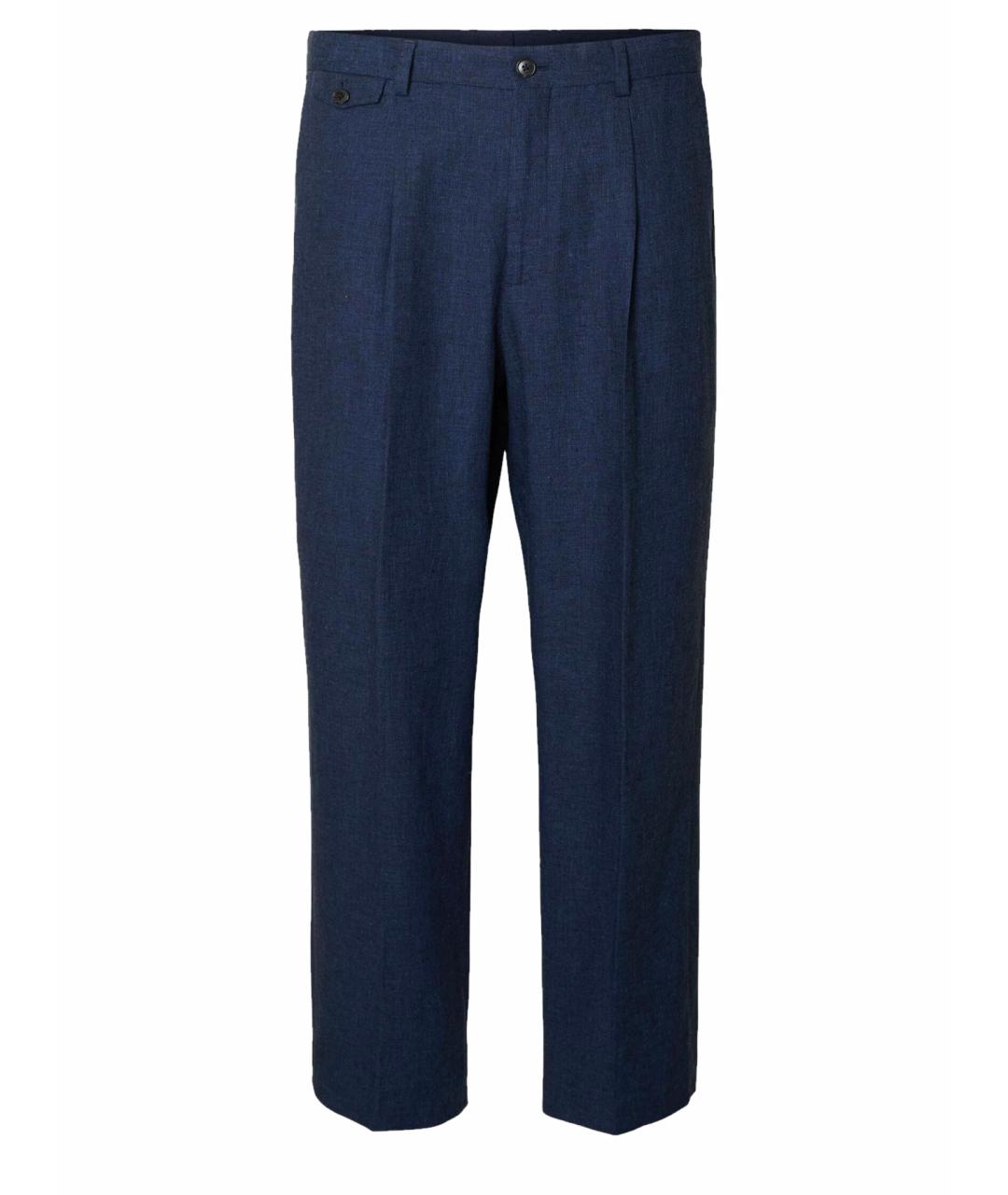 CHRISTIAN DIOR Синие классические брюки, фото 1