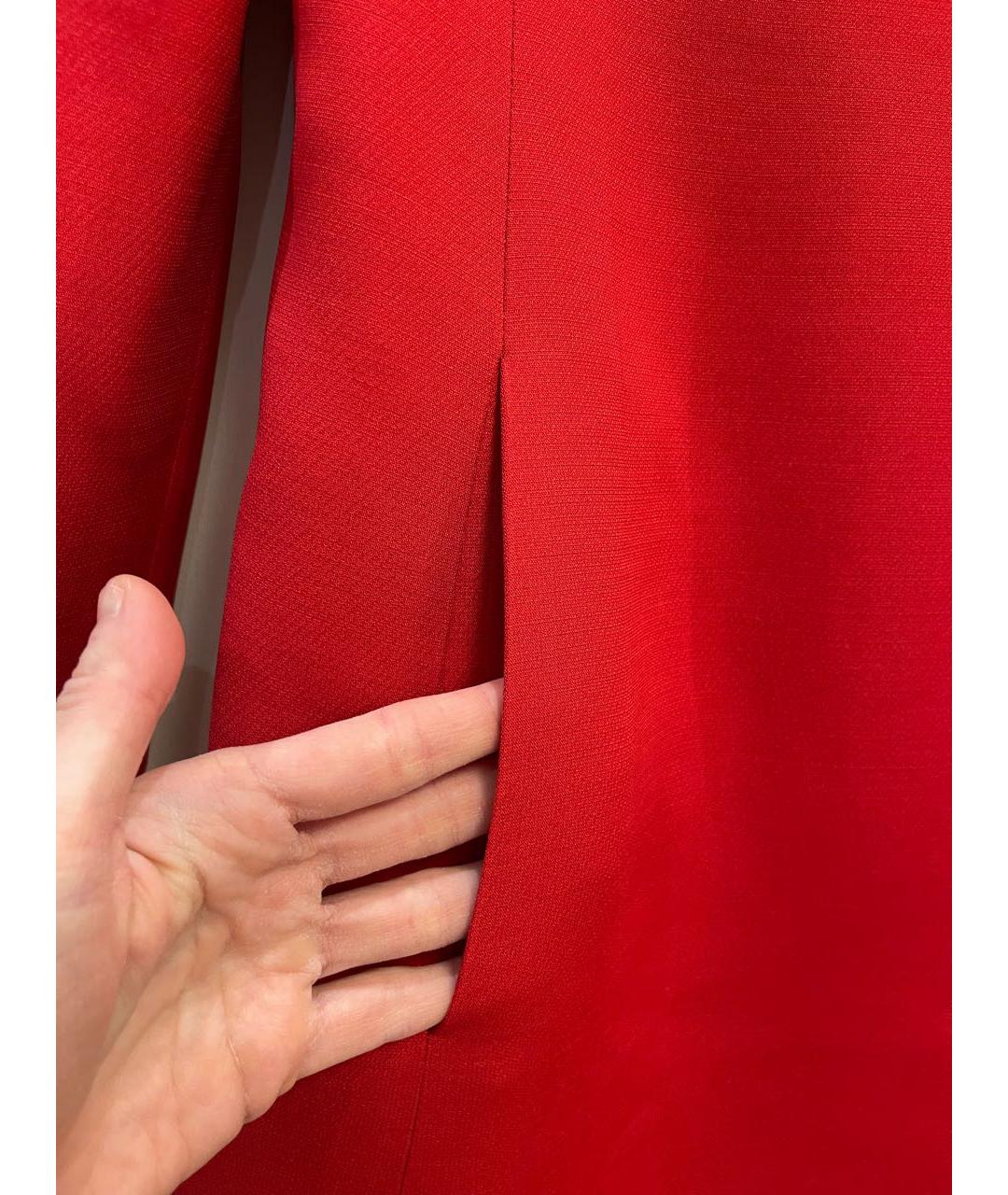 VALENTINO Красное коктейльное платье, фото 8