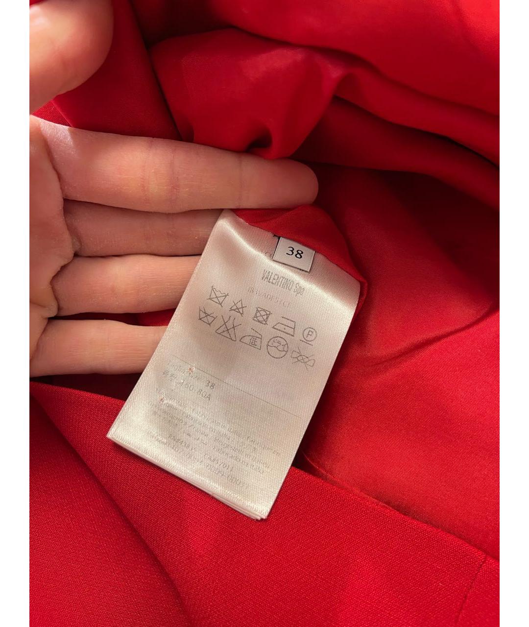 VALENTINO Красное коктейльное платье, фото 6