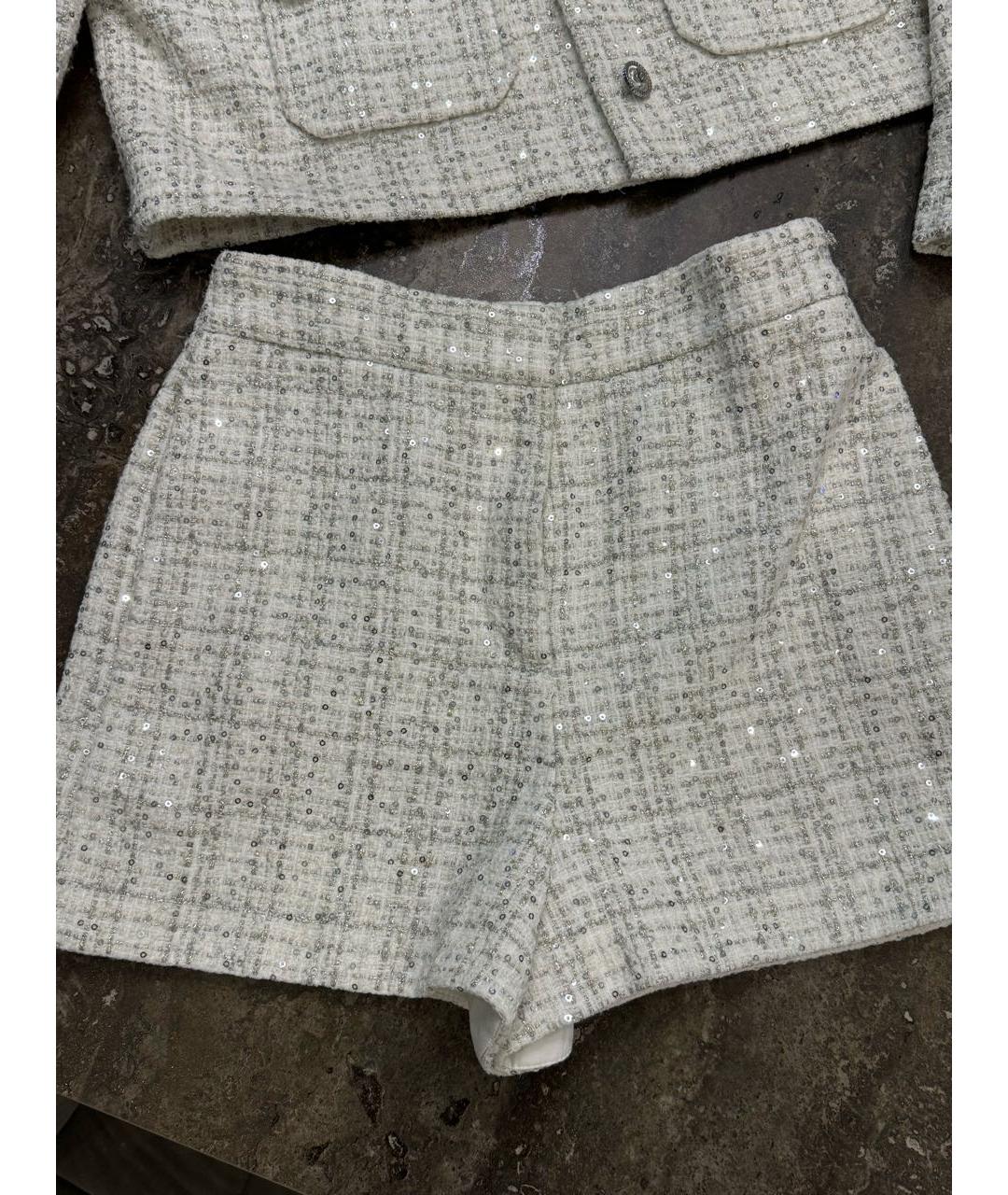 MAJE Белый полиэстеровый костюм с юбками, фото 3