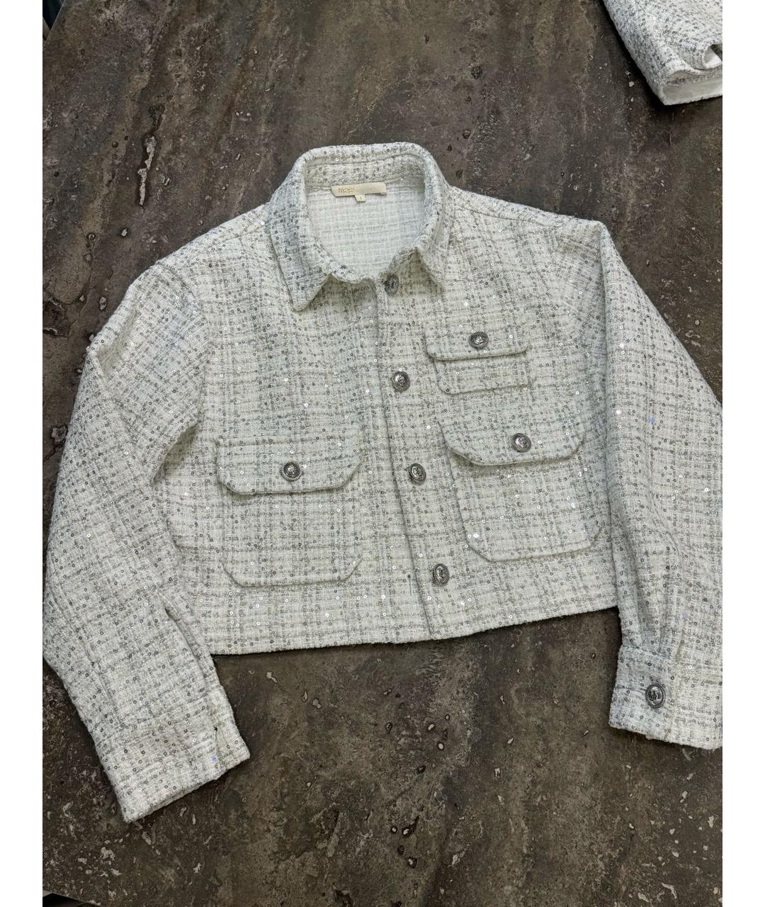 MAJE Белый полиэстеровый костюм с юбками, фото 2