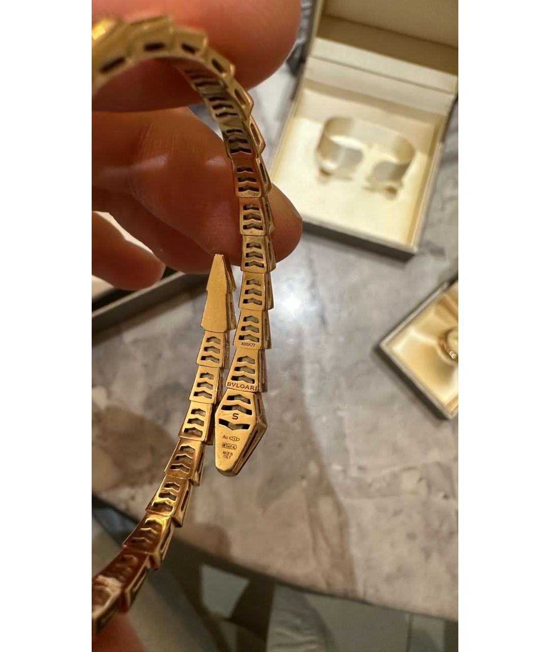 BVLGARI Золотой браслет из желтого золота, фото 4