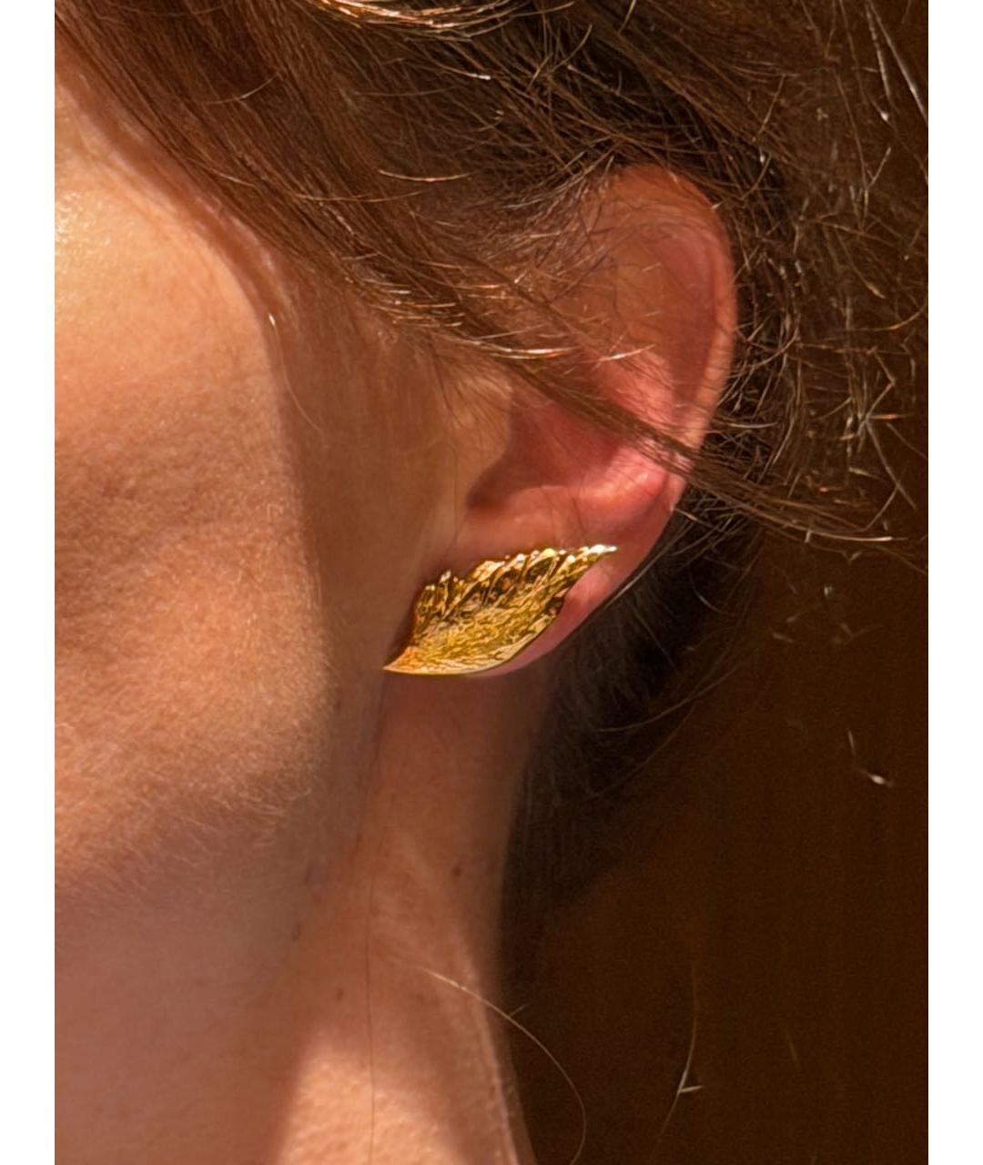 CHANEL Золотые серьги, фото 3