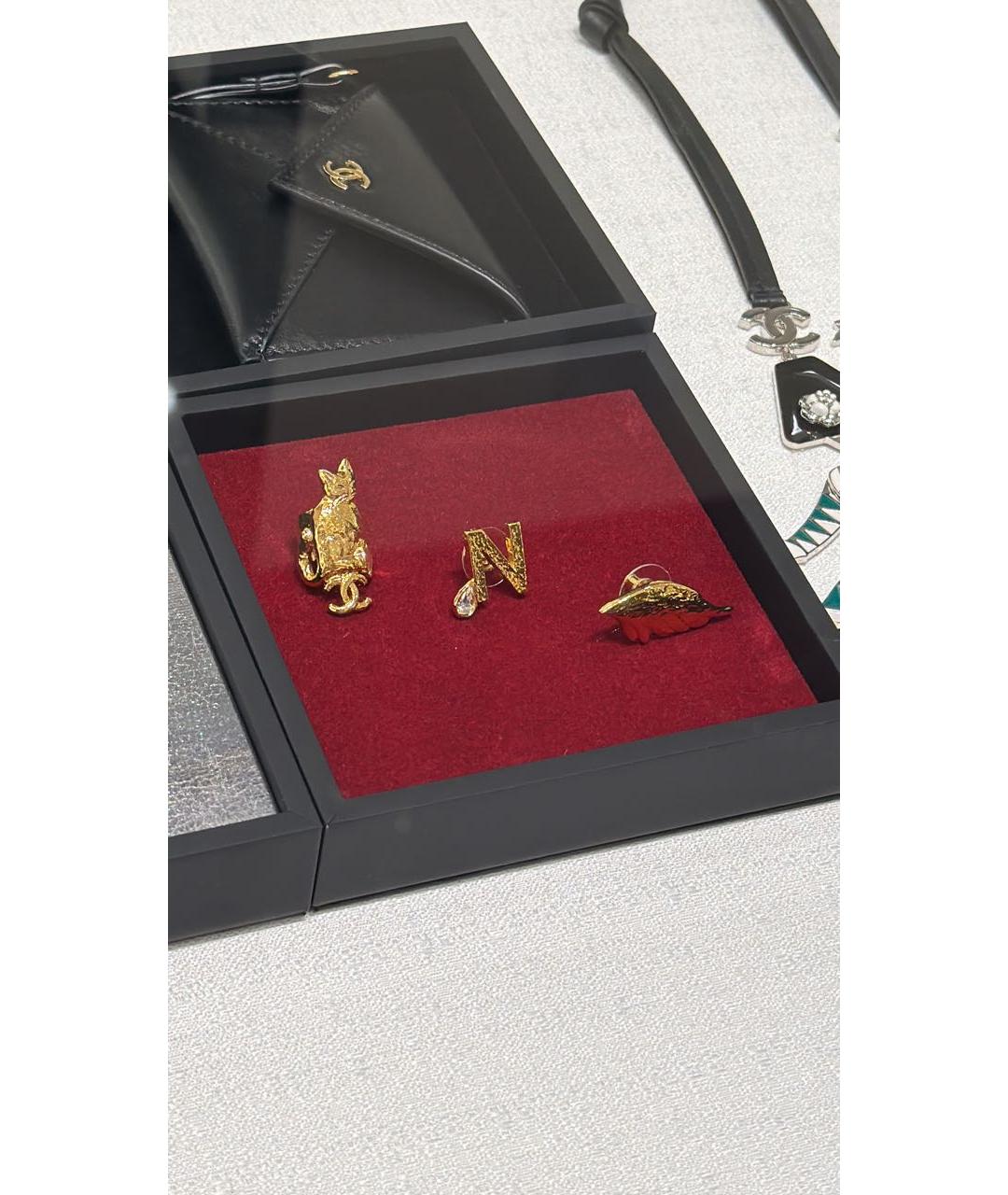 CHANEL Золотые серьги, фото 5