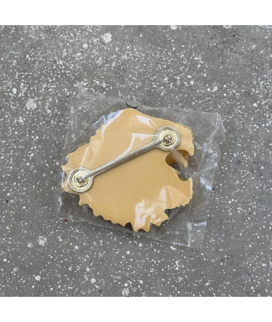 GUCCI Желтая булавка / брошь, фото 3