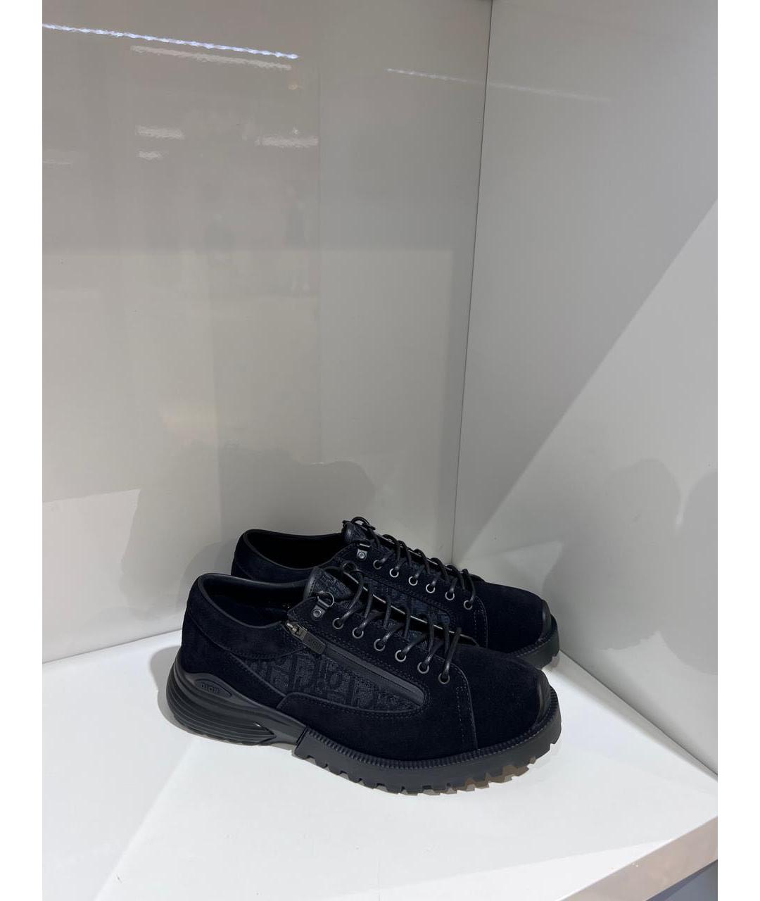 CHRISTIAN DIOR Замшевые низкие кроссовки / кеды, фото 3