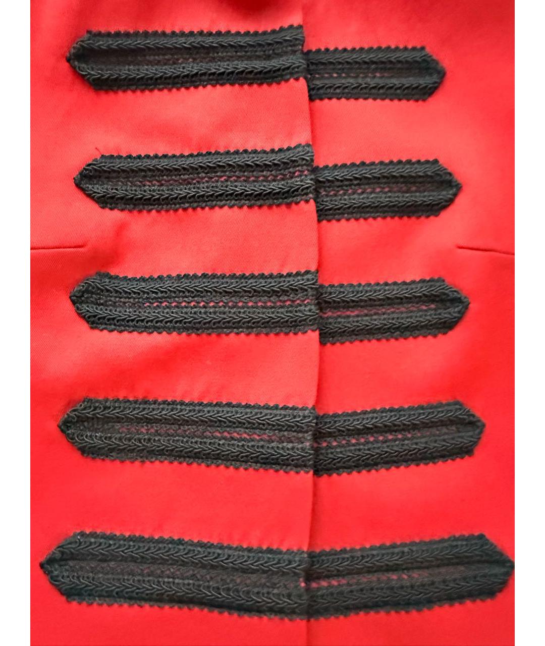 PERVERT Красный шерстяной жакет/пиджак, фото 3