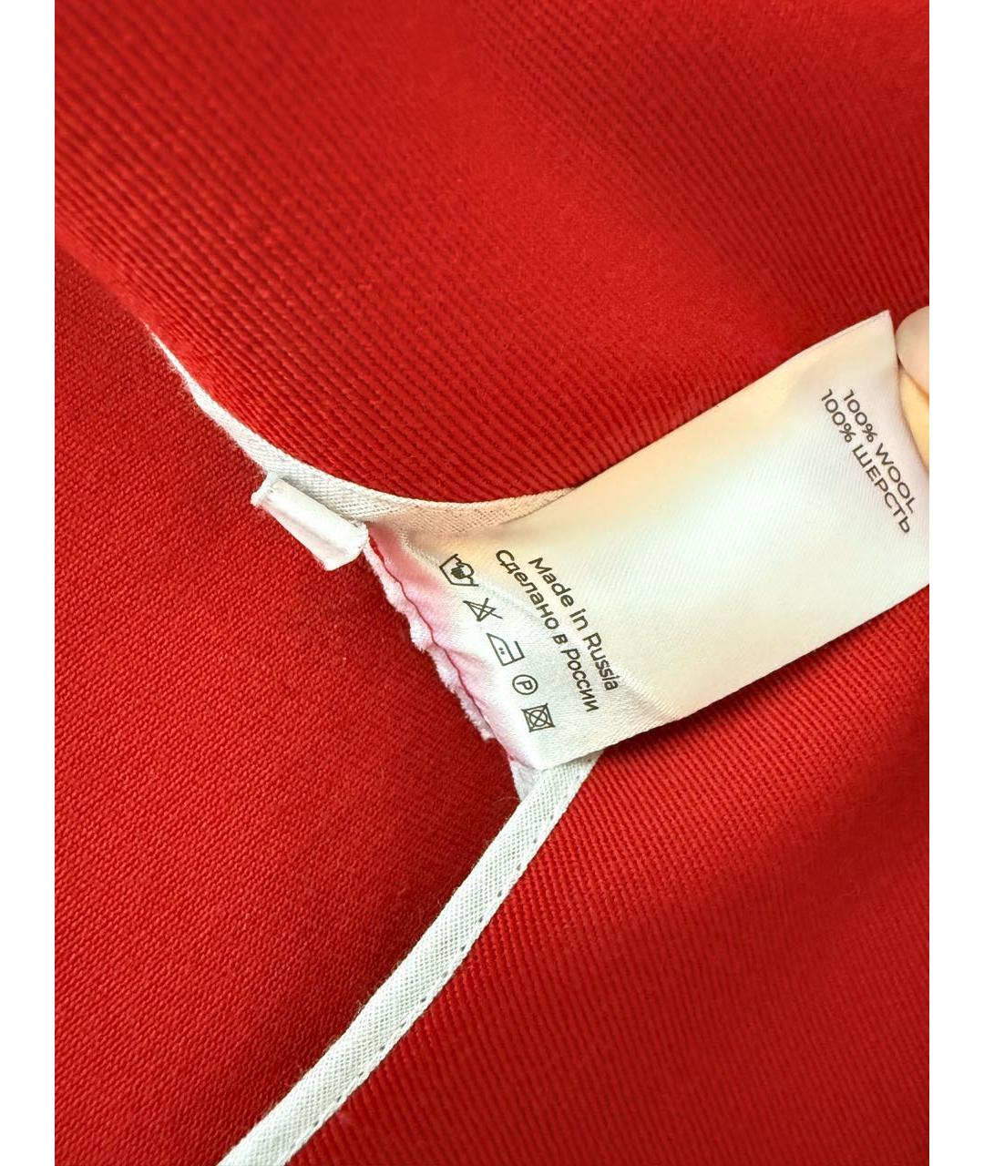 PERVERT Красный шерстяной жакет/пиджак, фото 5