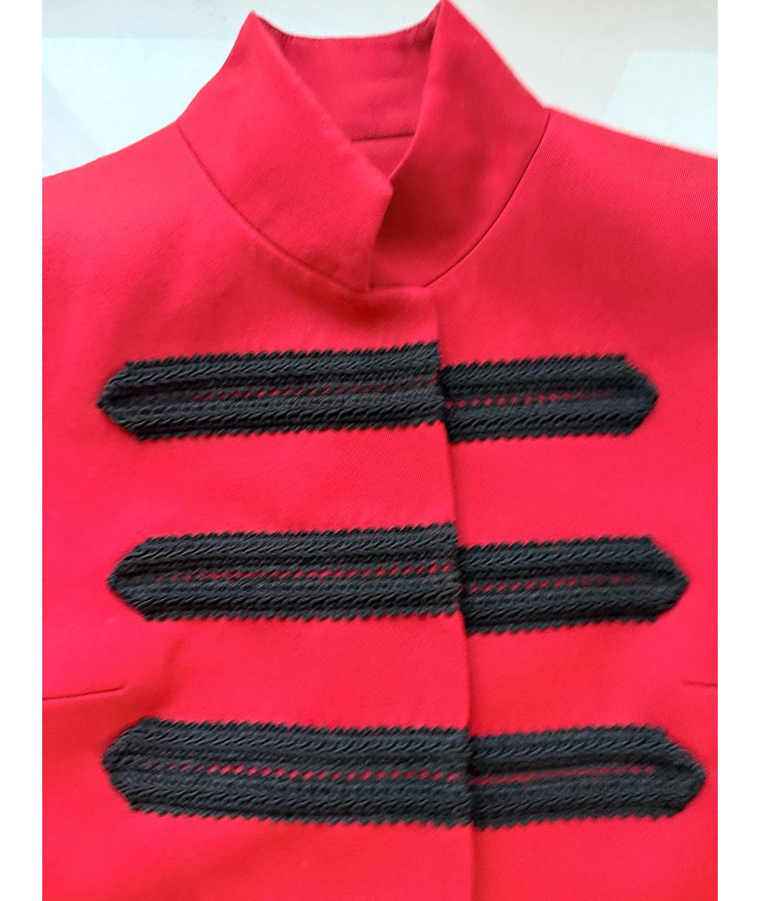 PERVERT Красный шерстяной жакет/пиджак, фото 2