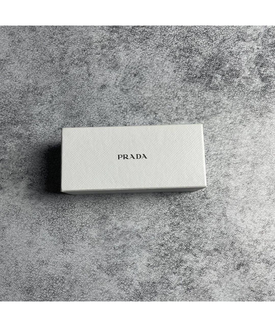 PRADA Черные пластиковые солнцезащитные очки, фото 4