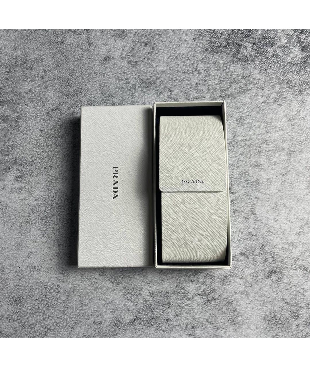 PRADA Черные пластиковые солнцезащитные очки, фото 3