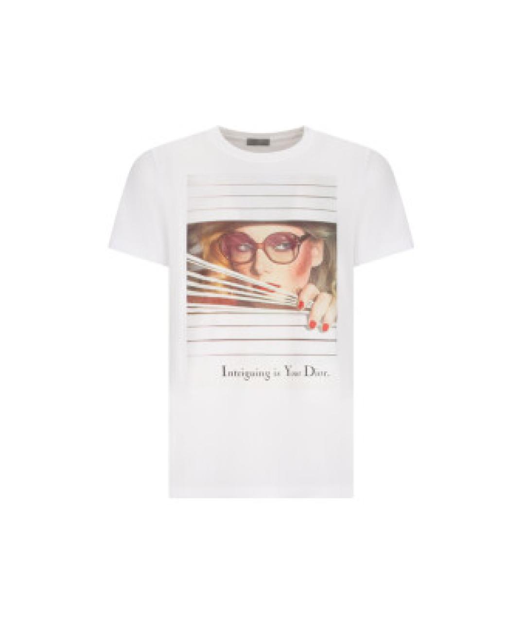 CHRISTIAN DIOR Белая футболка, фото 1