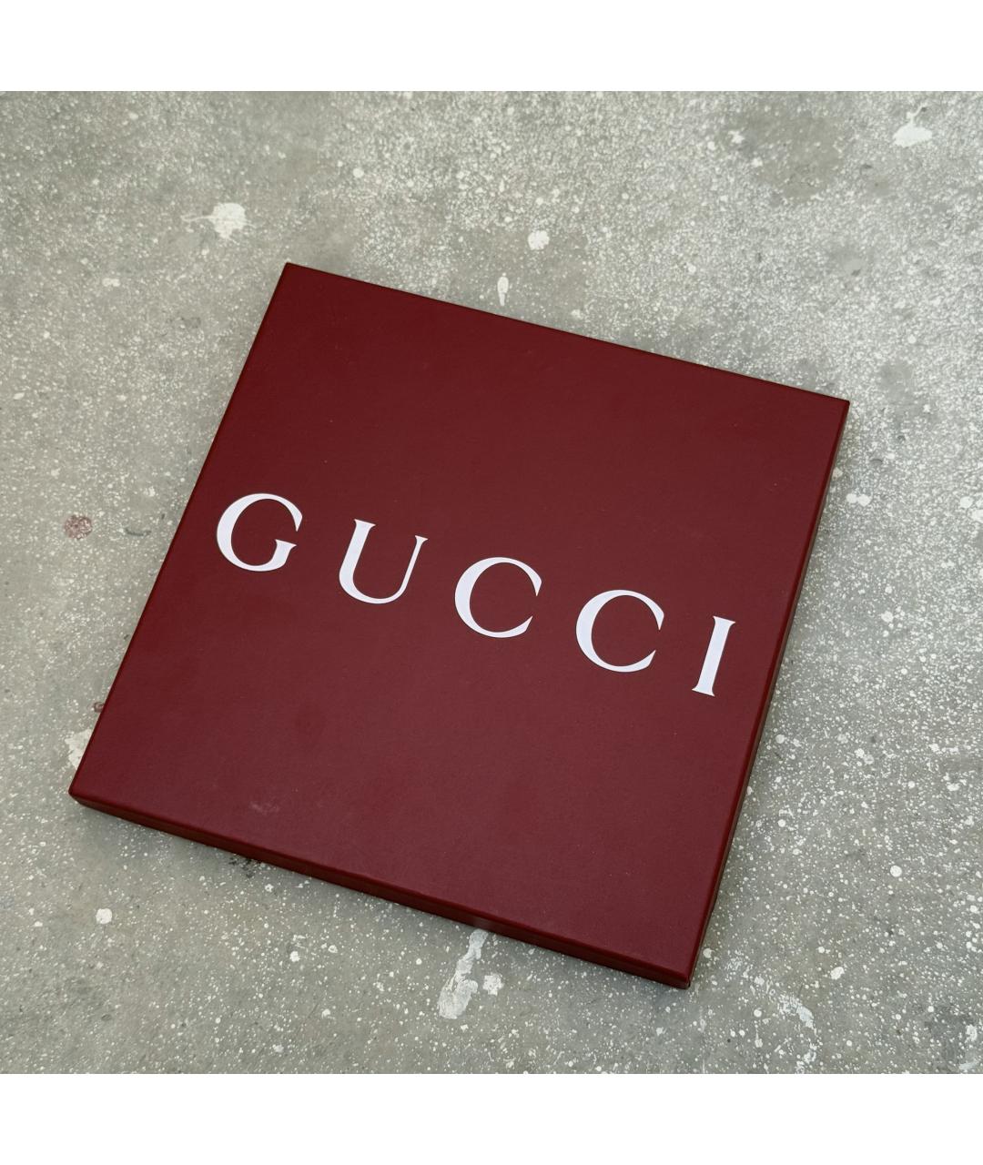 GUCCI Розовый шелковый платок, фото 4