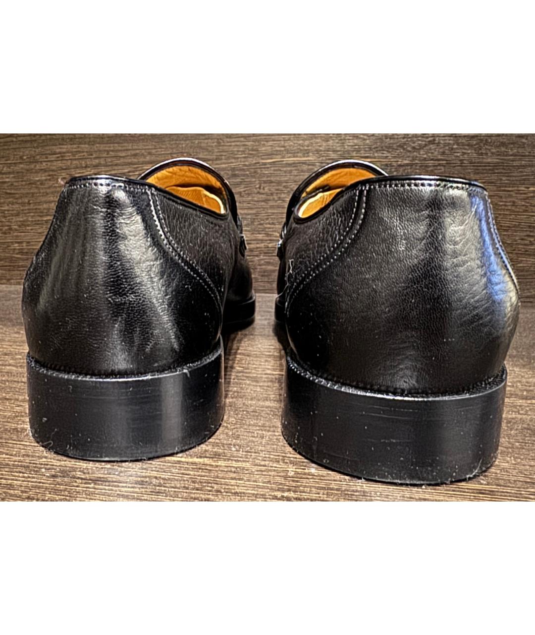 BALLY Черные кожаные лоферы, фото 4