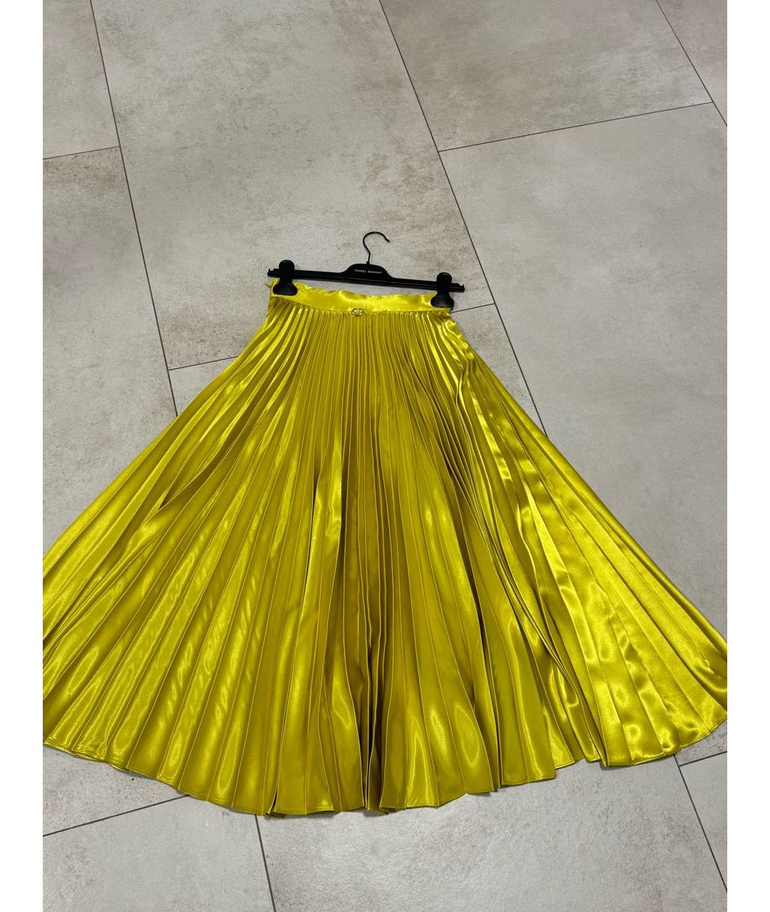 TWIN-SET Золотой полиэстеровый костюм с юбками, фото 2