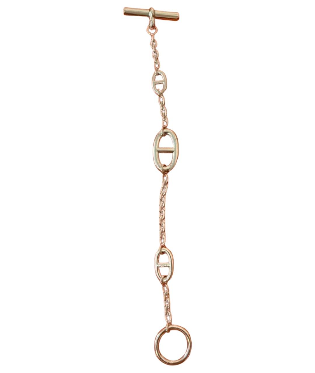 HERMES Серебрянный серебряный браслет, фото 1