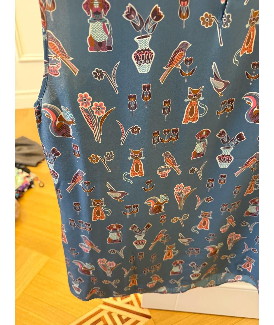 MISSONI Мульти шелковая блузы, фото 4