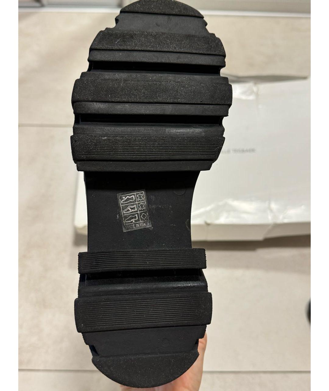 GIA COUTURE Черные кожаные сапоги, фото 5