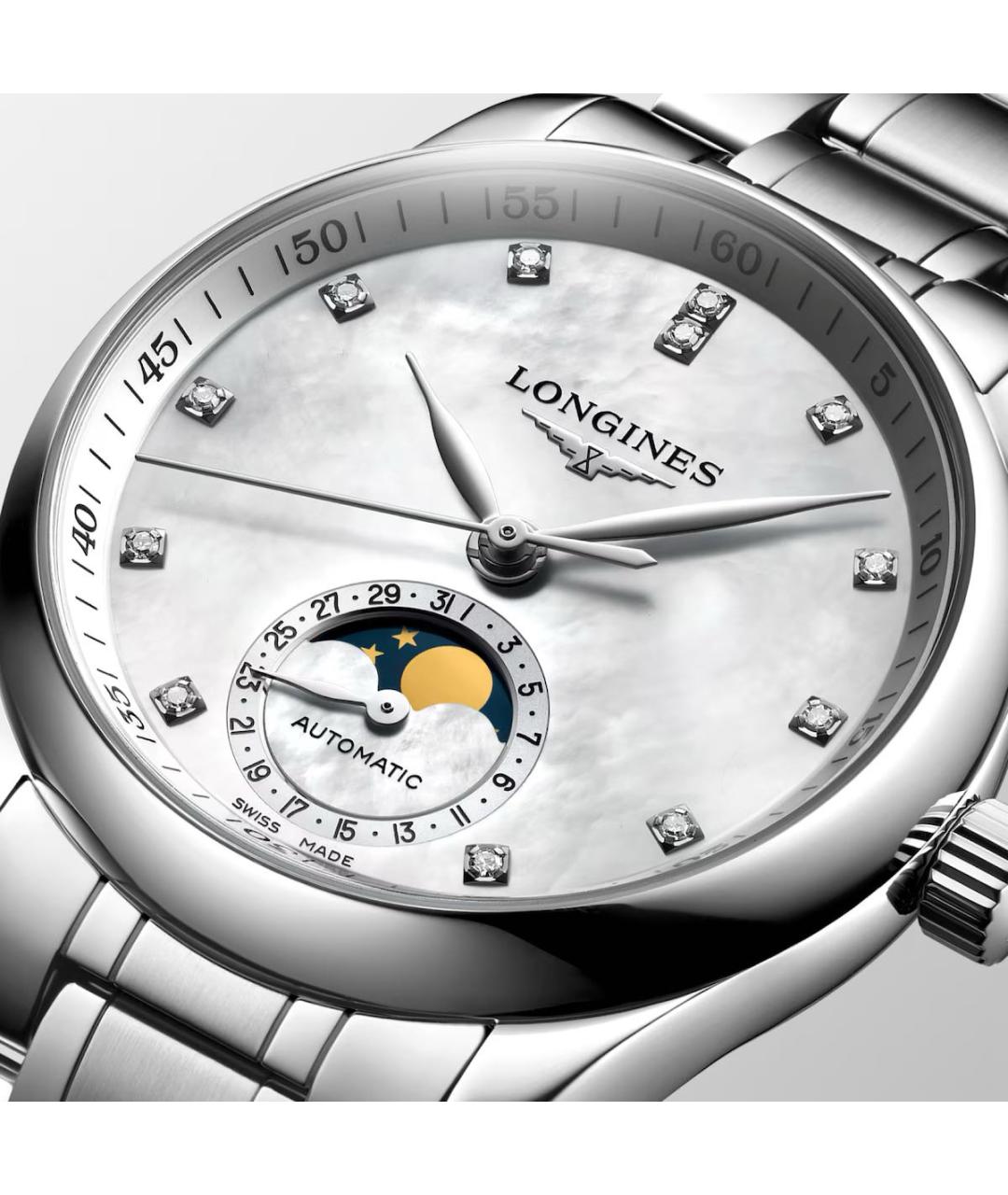 LONGINES Серебряные металлические часы, фото 3