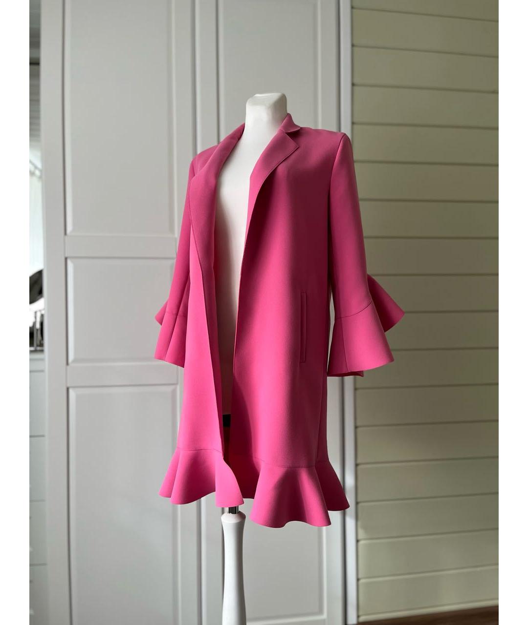 PINKO Фуксия полиэстеровый жакет/пиджак, фото 2