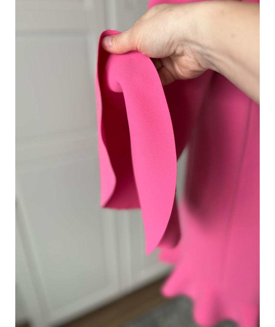 PINKO Фуксия полиэстеровый жакет/пиджак, фото 6