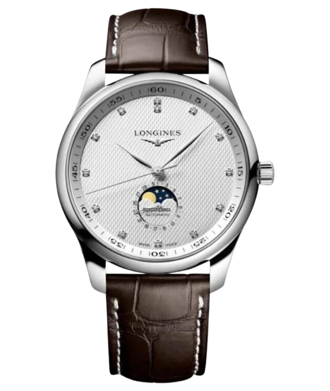 LONGINES Коричневые металлические часы, фото 1