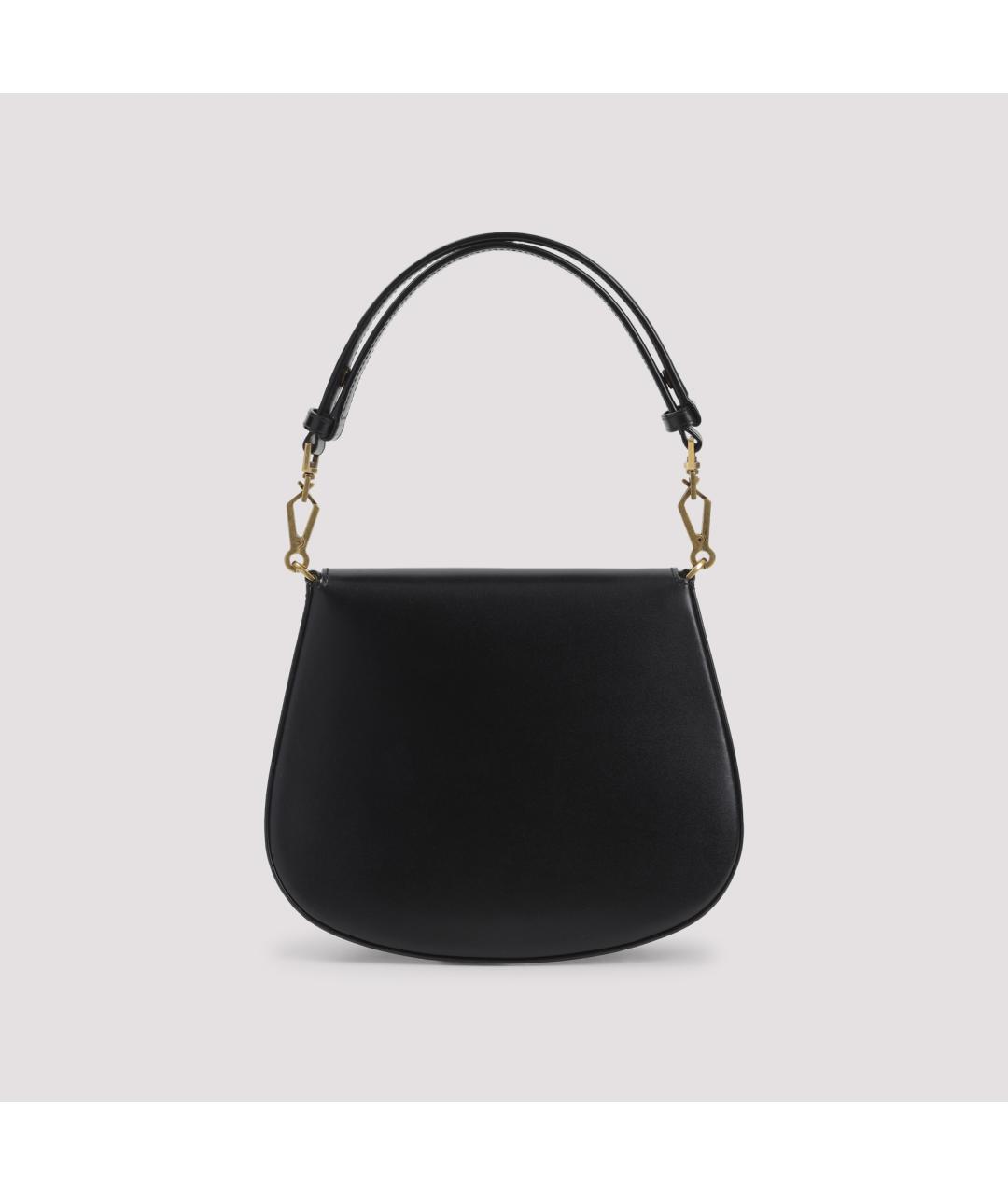 SAINT LAURENT Черная кожаная сумка через плечо, фото 4