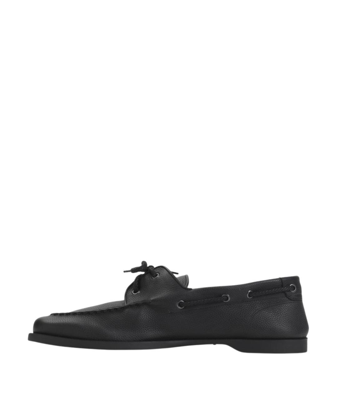 JOHN LOBB Черные кожаные лоферы, фото 2