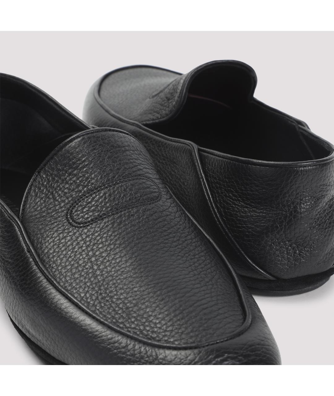 JOHN LOBB Черные кожаные лоферы, фото 6