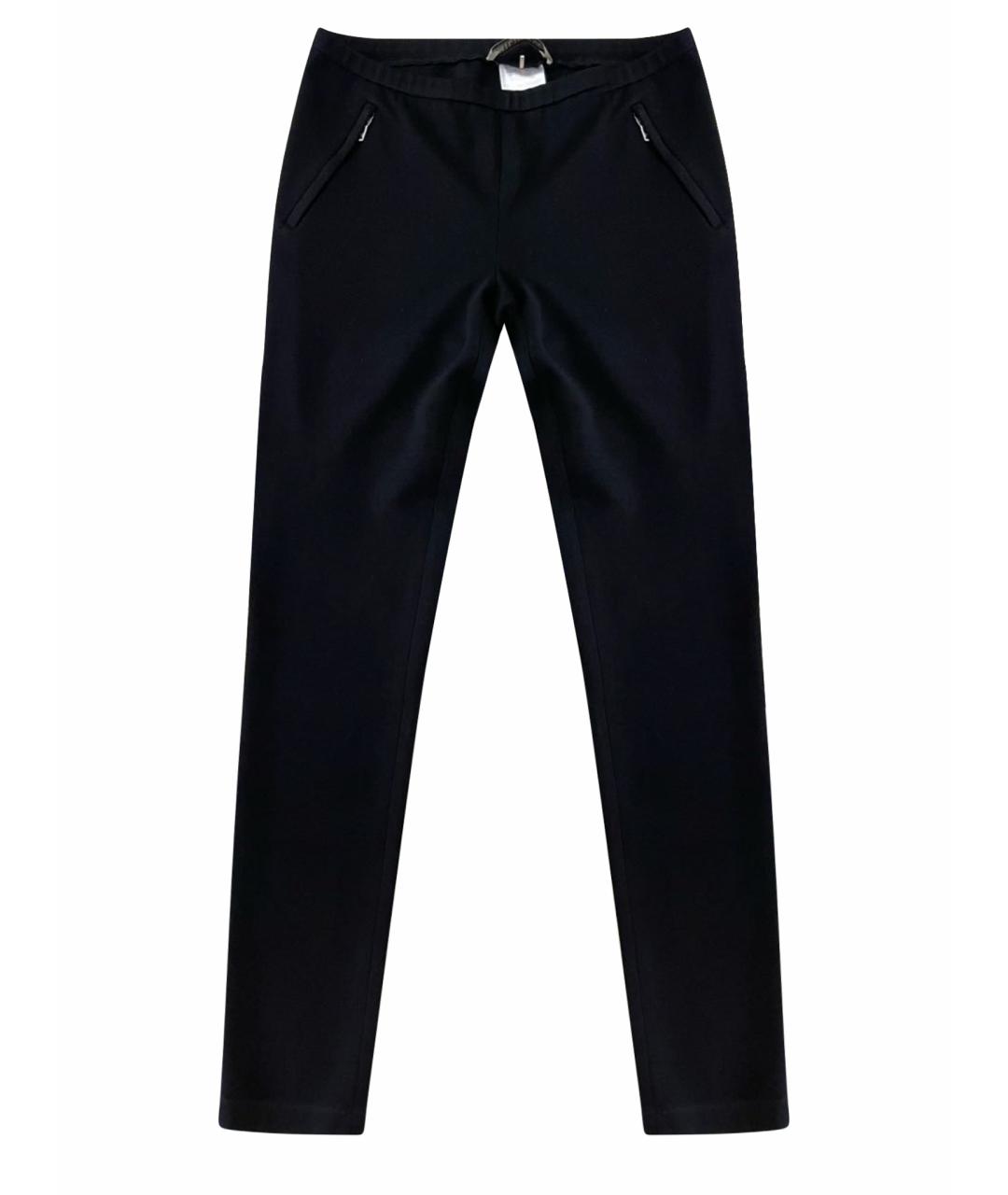 EMILIO PUCCI Черные вискозные брюки узкие, фото 1