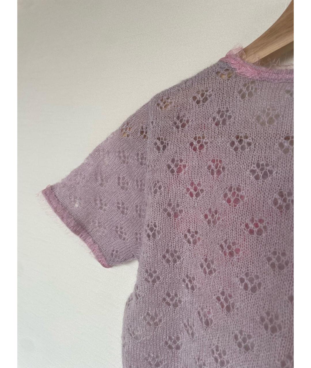 MOSCHINO Розовый шерстяной джемпер / свитер, фото 5