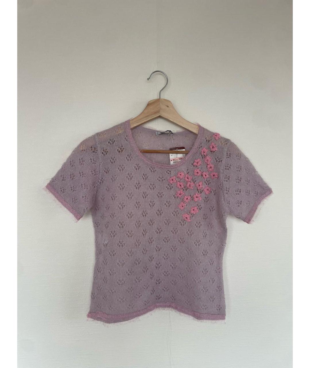 MOSCHINO Розовый шерстяной джемпер / свитер, фото 8