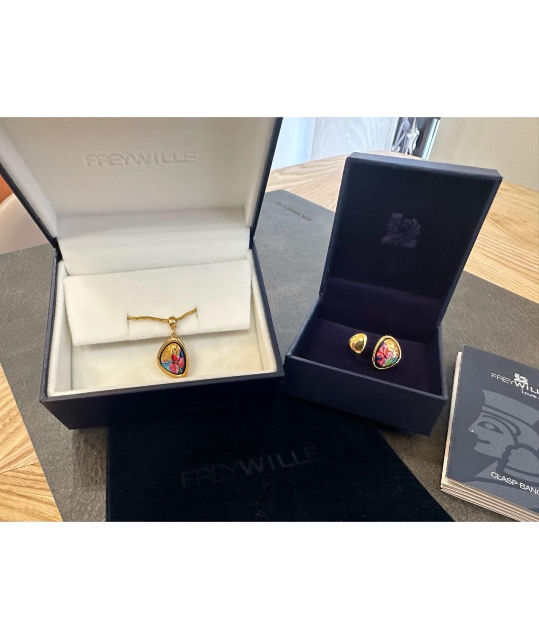 Frey Wille Золотое позолоченное колье, фото 4