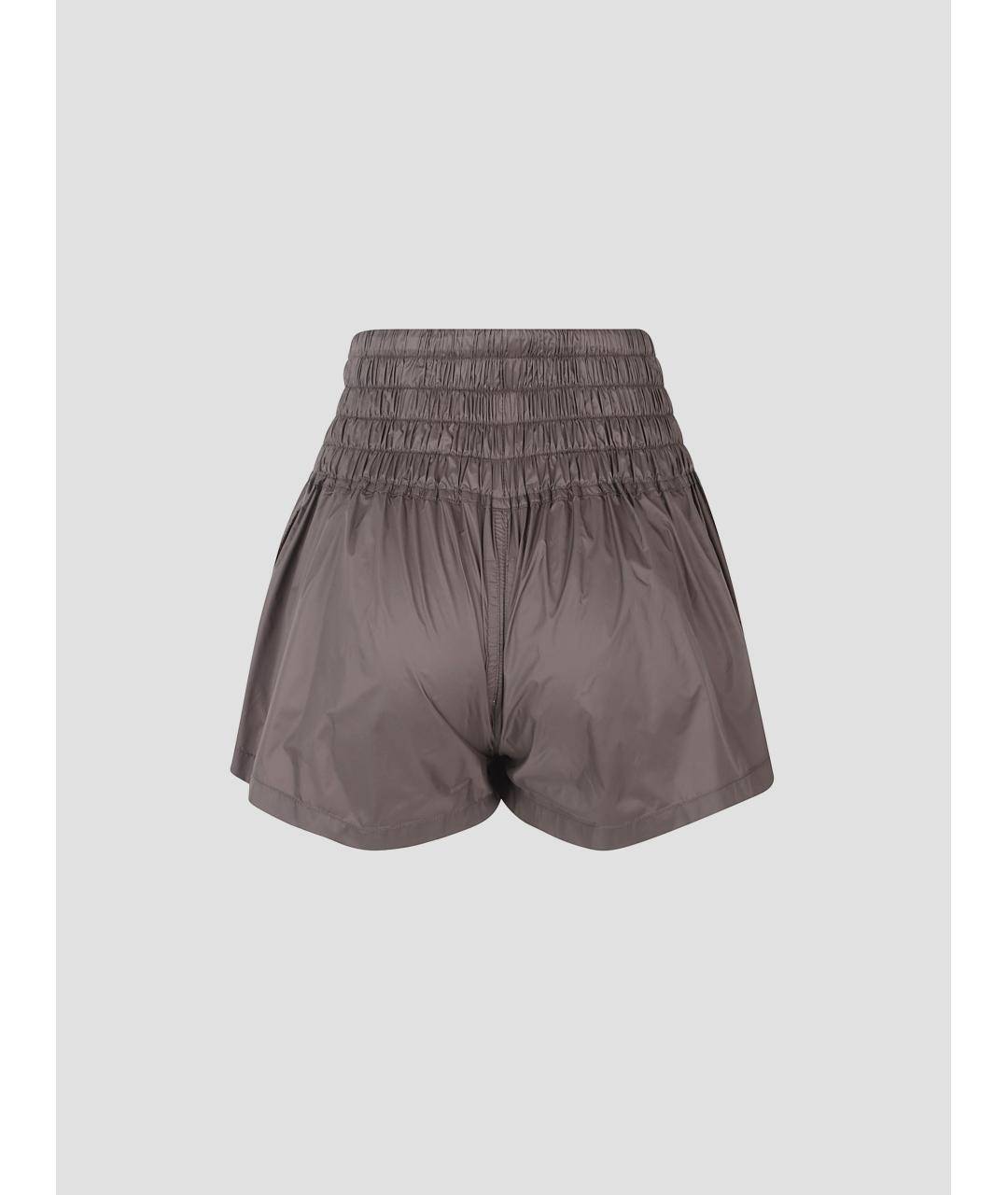 RICK OWENS Серые полиамидовые шорты, фото 2