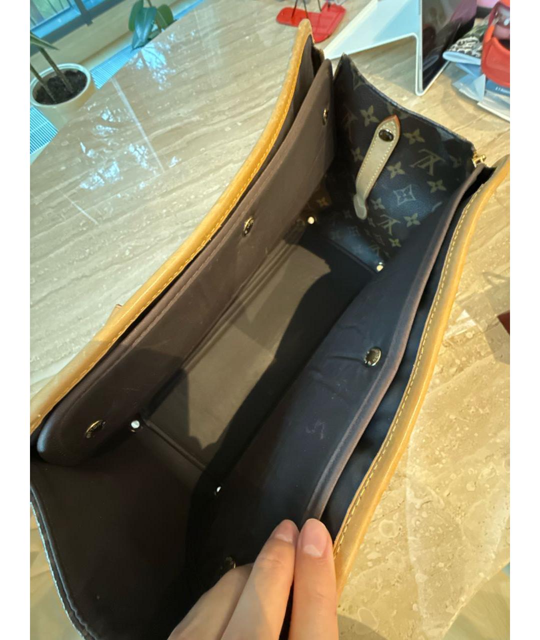 LOUIS VUITTON Коричневая дорожная/спортивная сумка, фото 4