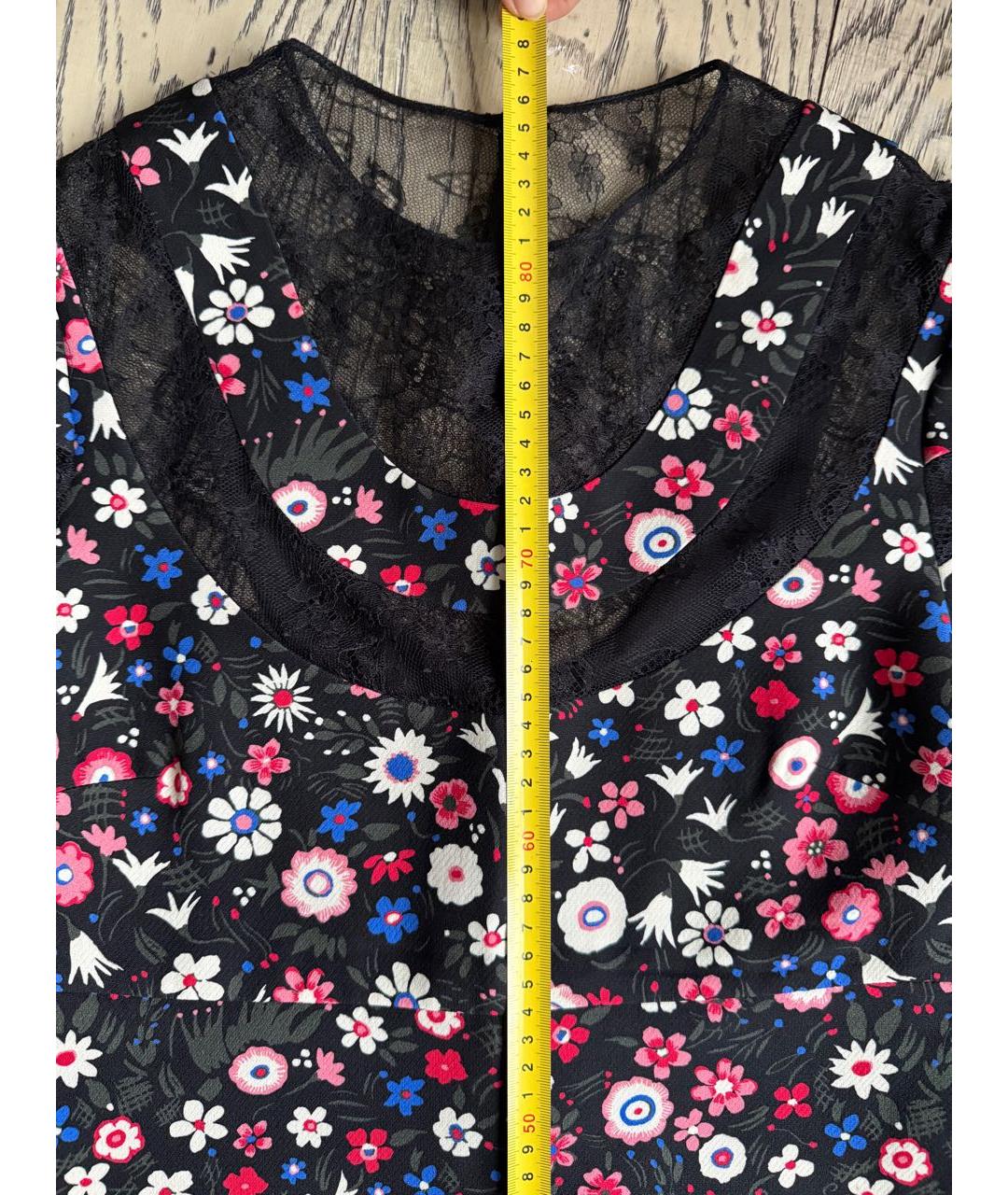 VALENTINO Мульти шелковое повседневное платье, фото 6