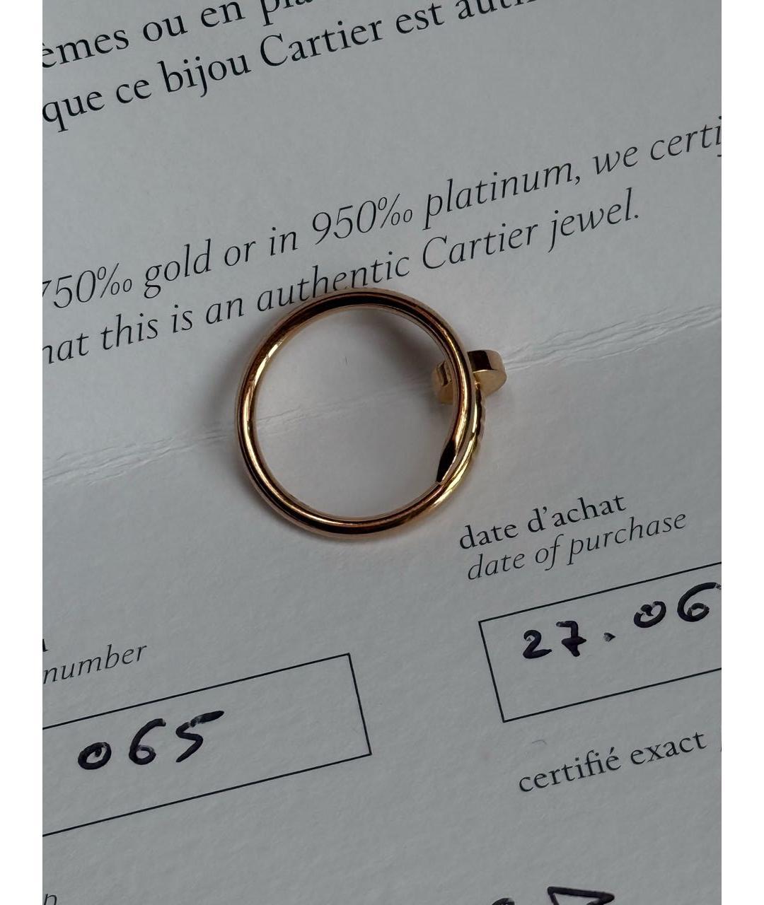 CARTIER Золотое кольцо из розового золота, фото 3