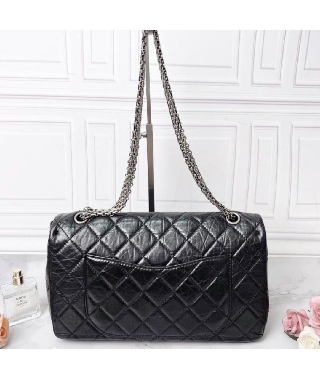 CHANEL Черная кожаная сумка через плечо, фото 2