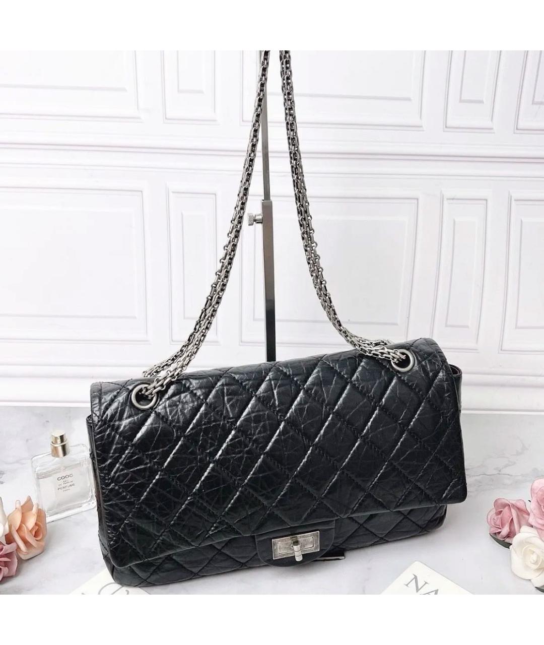 CHANEL Черная кожаная сумка через плечо, фото 3