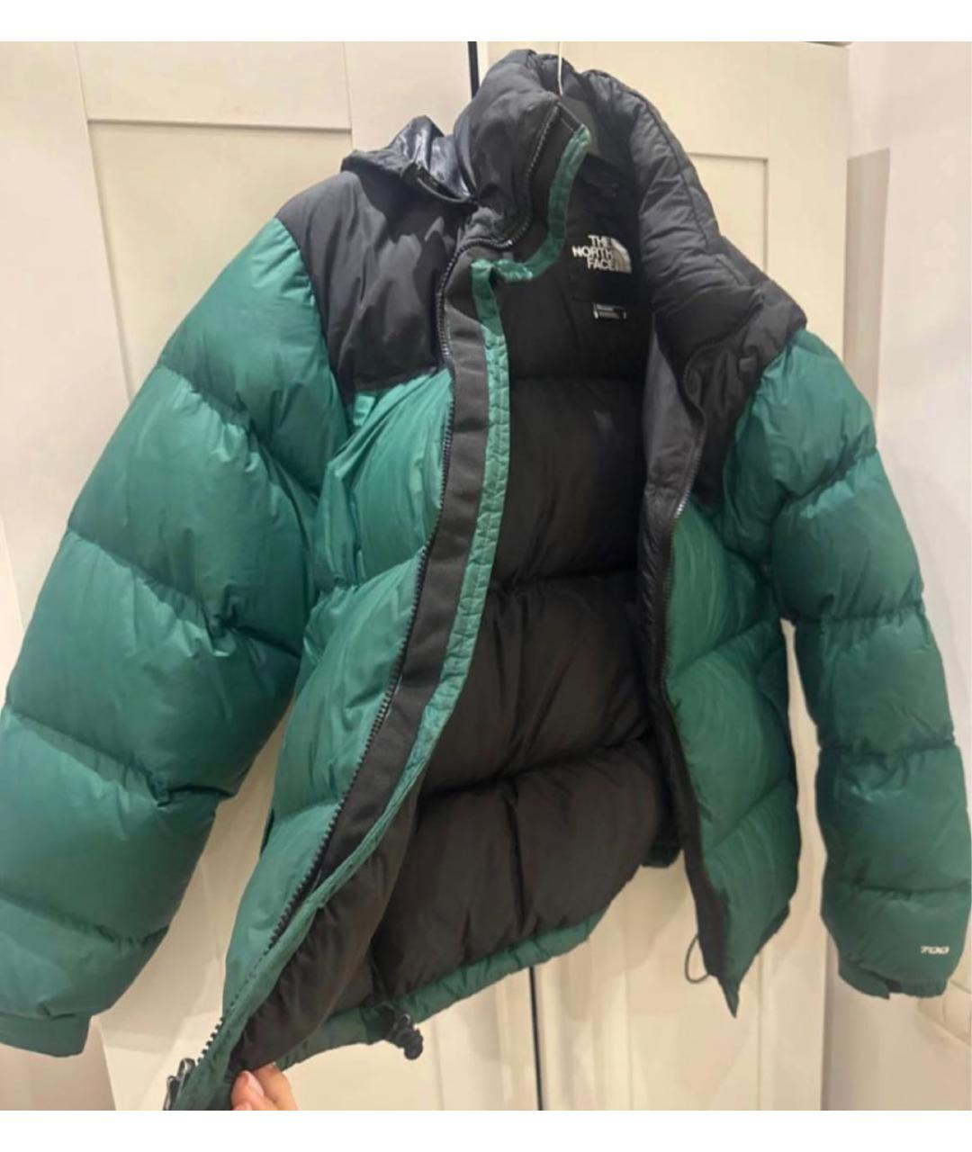THE NORTH FACE Зеленый пуховик, фото 2