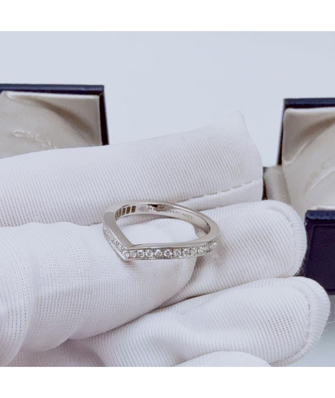 CHAUMET Белое платиновое кольцо, фото 6
